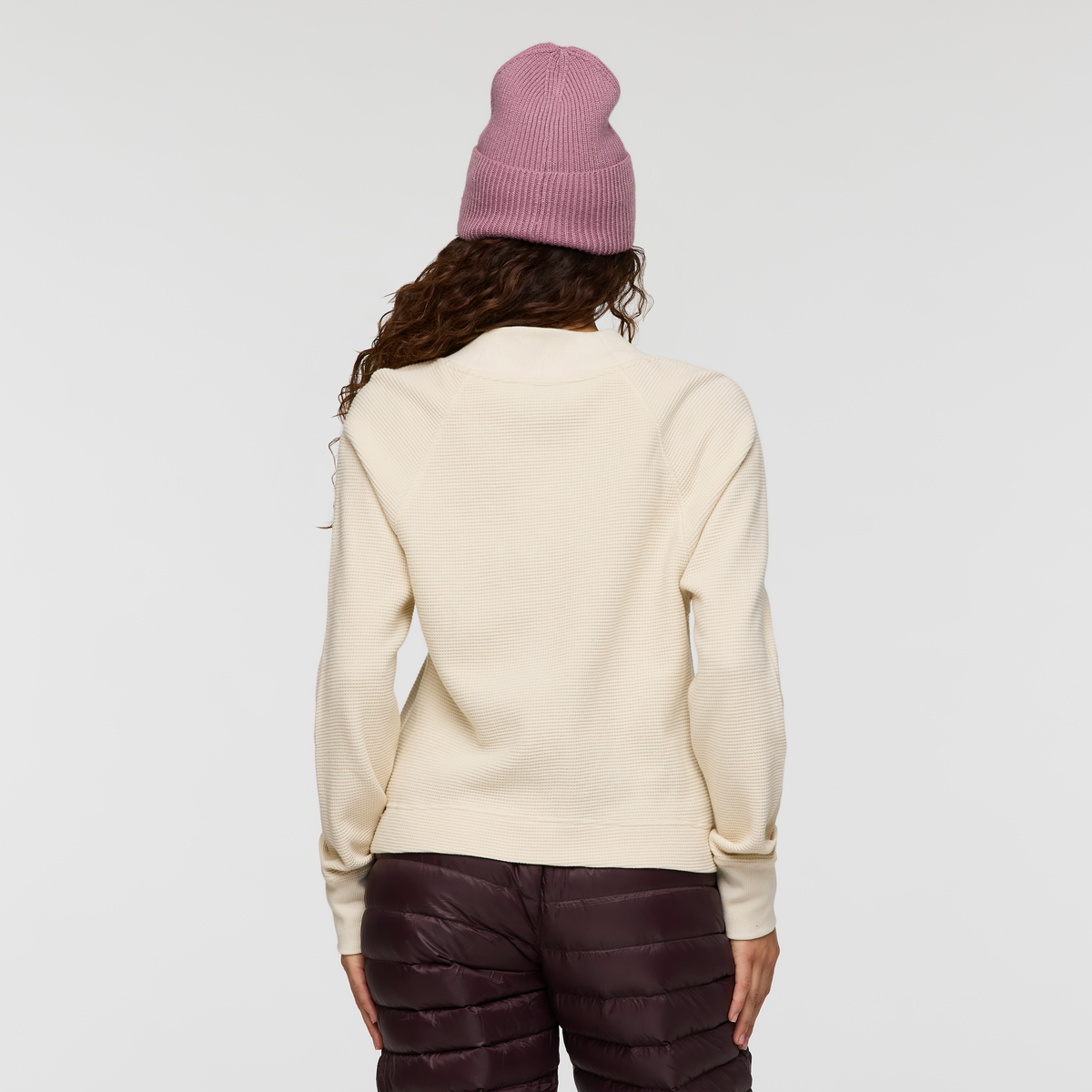 Atajo Long-Sleeve Waffle V-Neck - Women's - Image 3